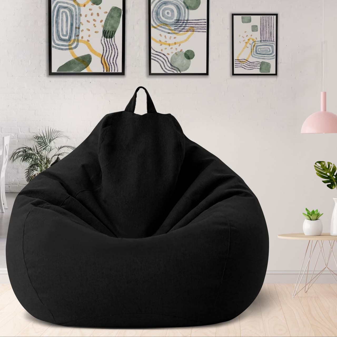 Worek Sako Lniany Ergonomiczny – Komfortowy Mebel do Salonu 2