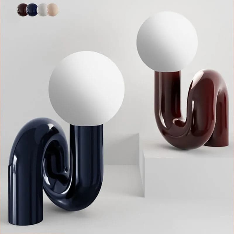 Lampa Biurkowa Szklana | Minimalistyczny Design 1,5 kg