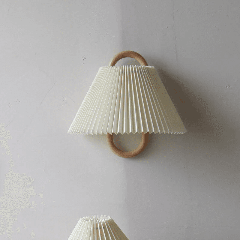 Nowoczesna Oryginalna Lampa Ścienna z Drewna