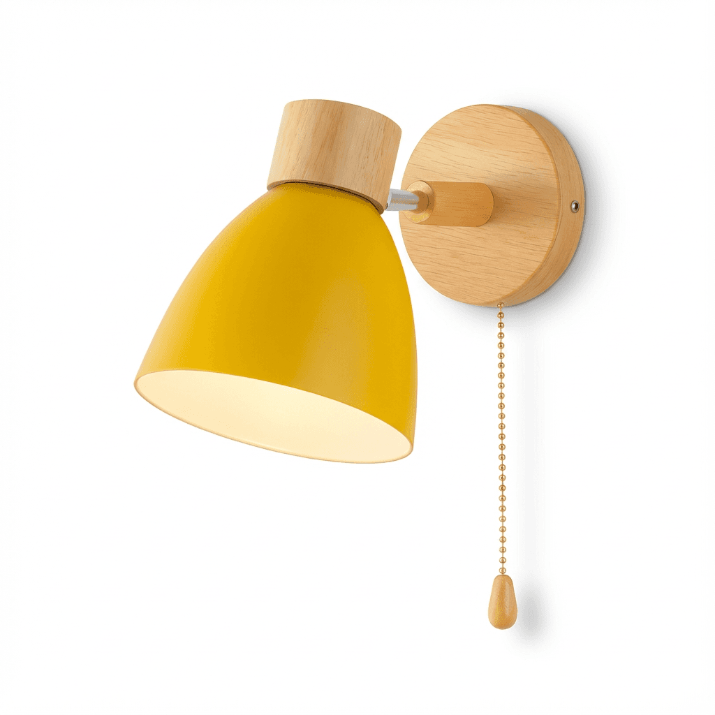 Kinkiet Tuli | Lampa Ścienna z Drewna i Metalu | 1,5 kg