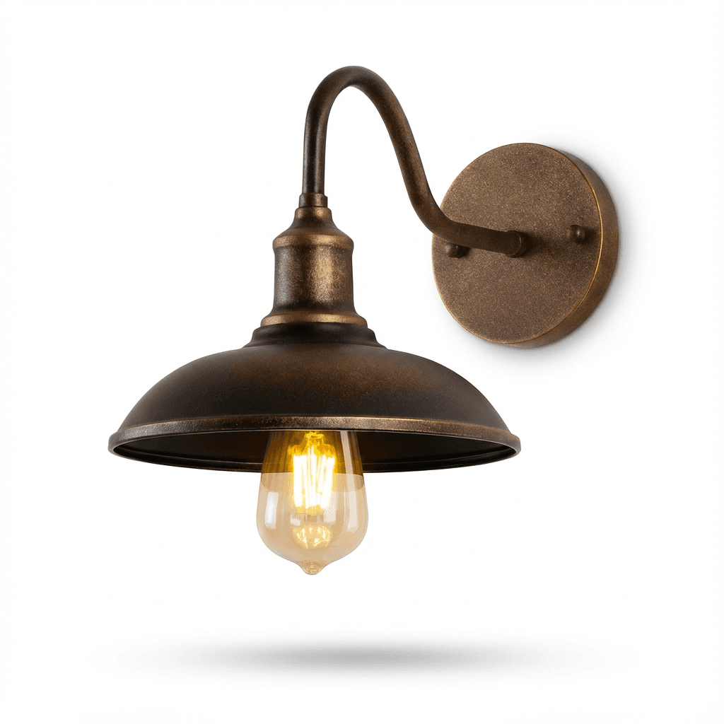 Kinkiet ogrodowy Runo | Lampa ścienna metalowa 1,5 kg