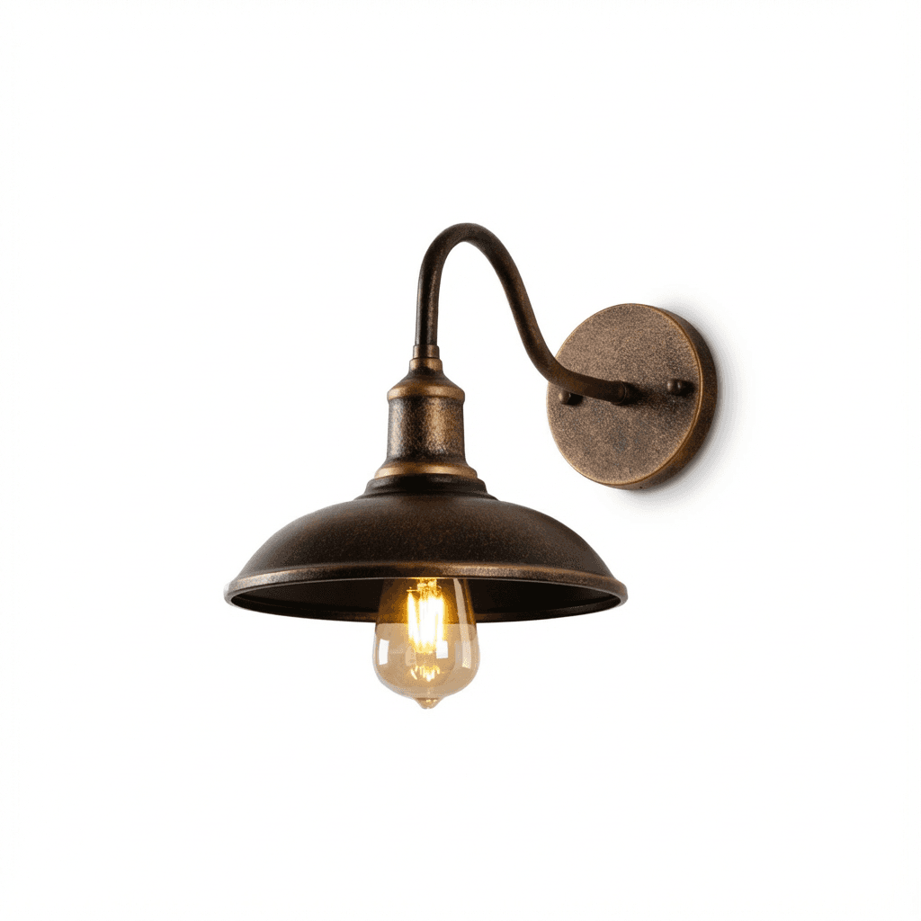 Lampa Ścienna Karo | Industrialny Styl | 1.5 kg