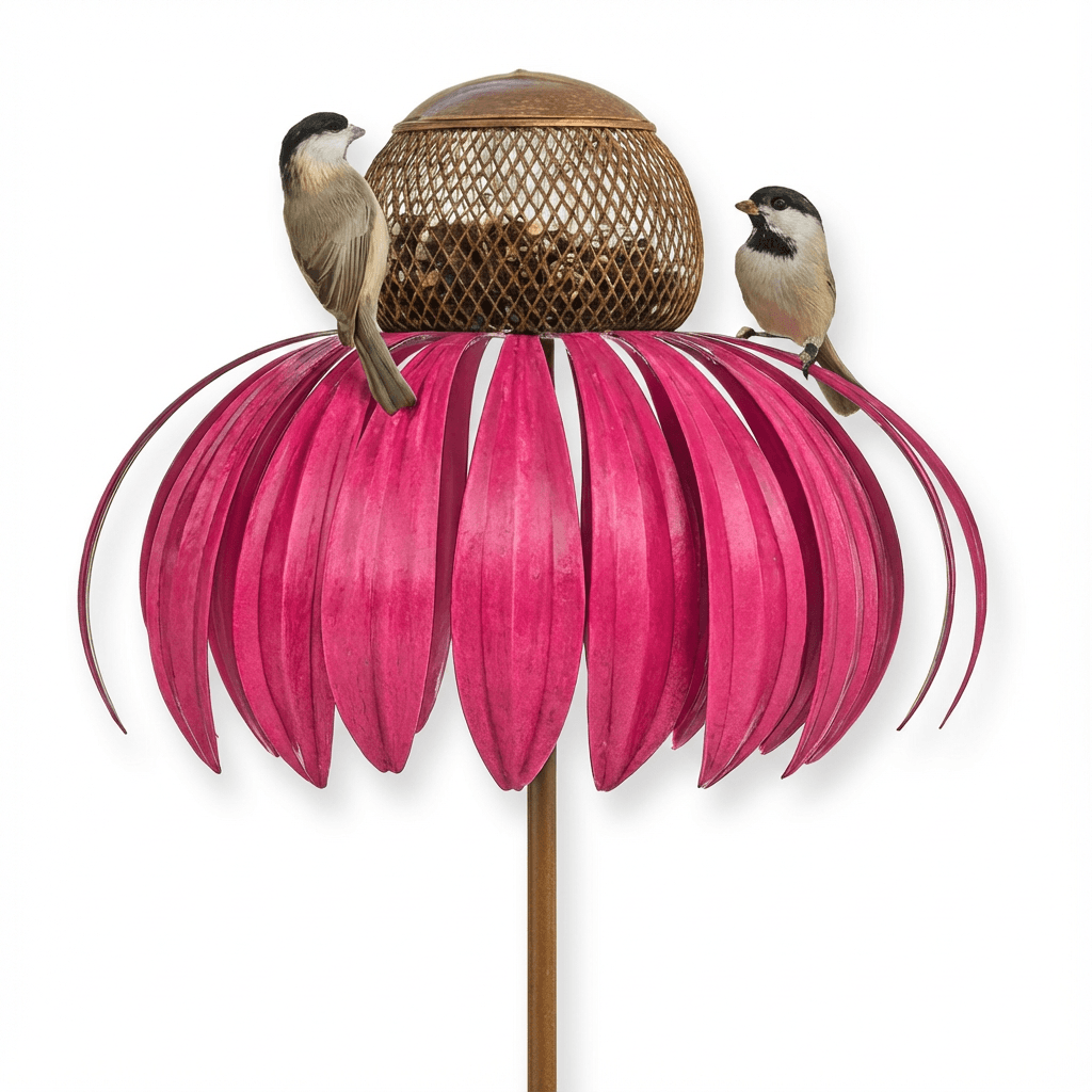 Karmnik GardenBloom | Dekoracyjny Metalowy Karmnik 1,5 kg dla Ptaki