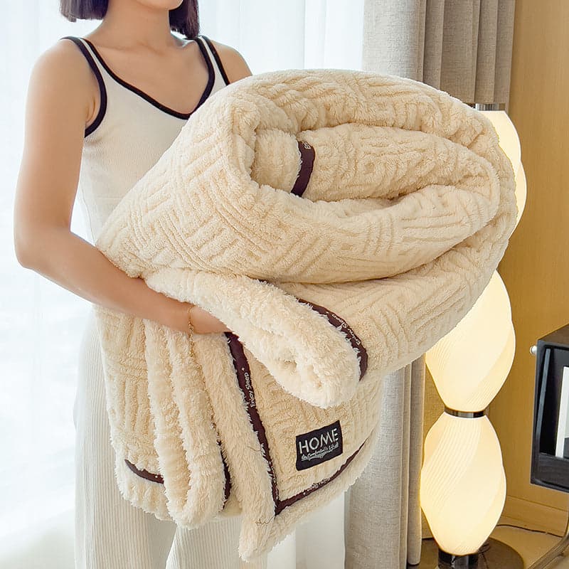 Koc Polarowy Koralowy | Ciepło i Komfort 1,5 kg