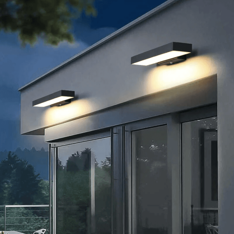 Nowoczesna wodoodporna minimalistyczna kinkietowa lampa ścienna LED
