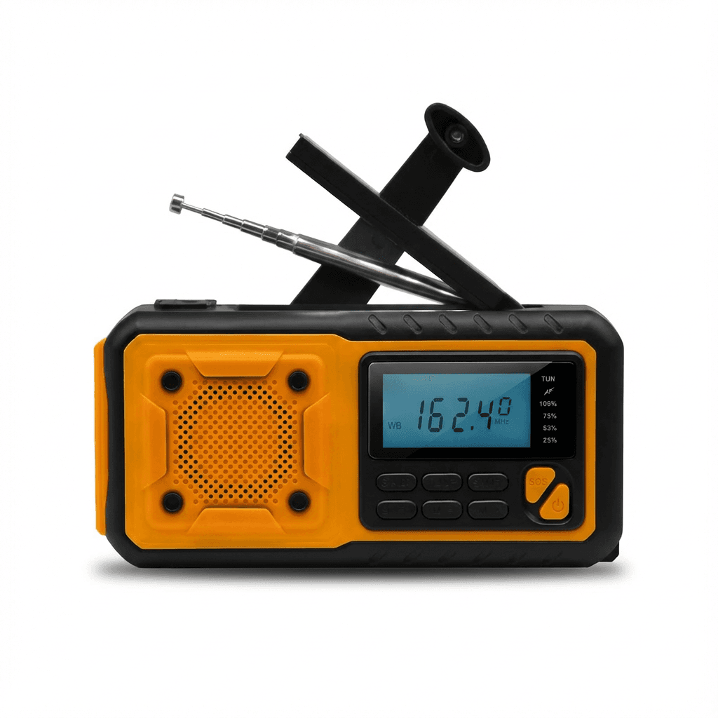 Radio Awaryjne Vargo | Zasilanie Korbkowe 0.5kg