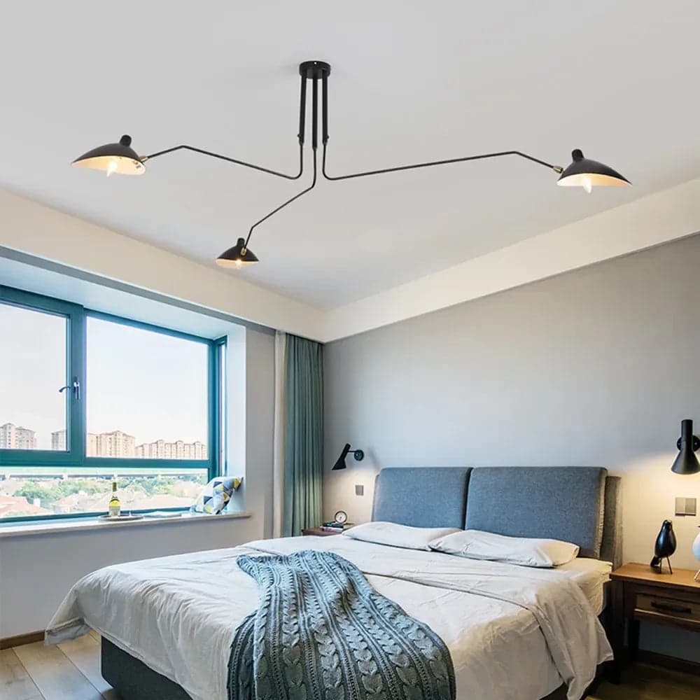 Lampa Sufitowa Nordic Black Spider | Stylowy Design | 1kg
