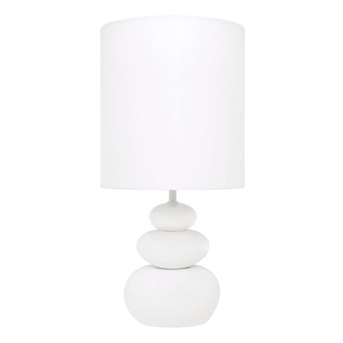 Biała Ceramiczna Lampa stołowa KOA