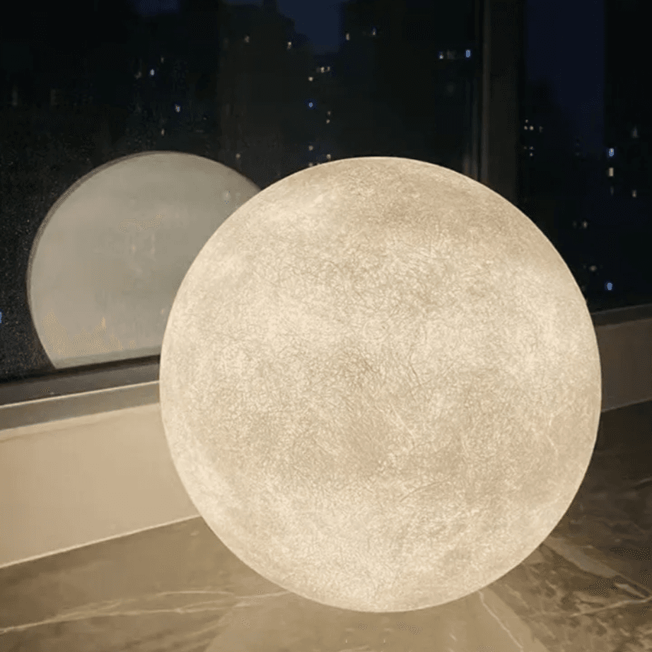 Lampa Podłogowa Księżycowa | Regulowane Ustawienia Jasności 1,5 kg