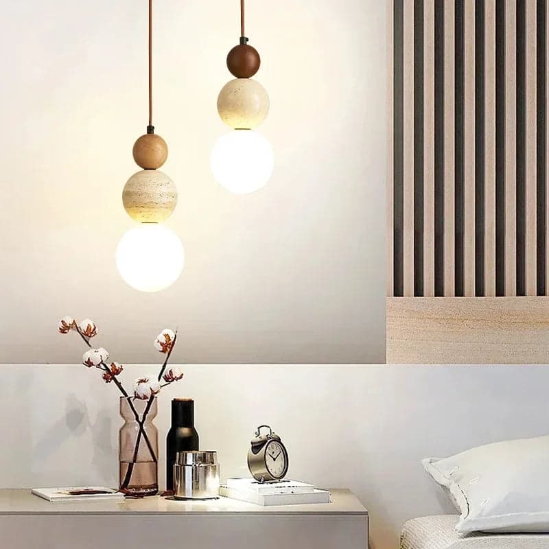 Lampa Wisząca Kremowa | Styl Bauhaus 1,5 kg Do Salonu