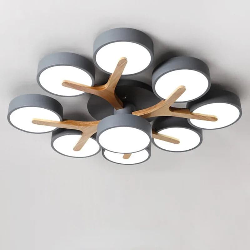 Lampa Sufitowa Macaron | Minimalistyczny Design 1,5 kg | Lampy LEDowe Sufitowe