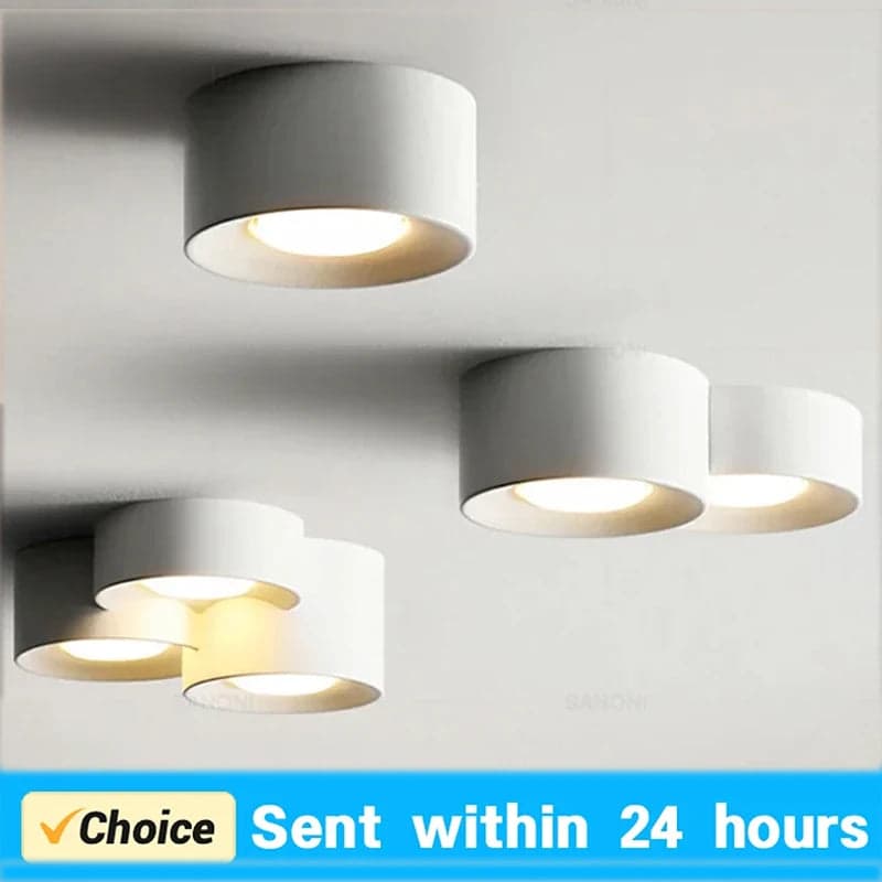Lampa sufitowa LED Cylinder | Minimalistyczny design 1,5 kg
