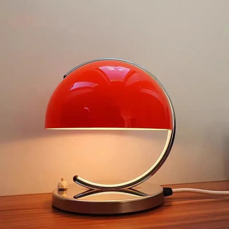 Lampa Biurkowa Bauhaus | Szklana, 1,5 kg | Stylowe Oświetlenie LED