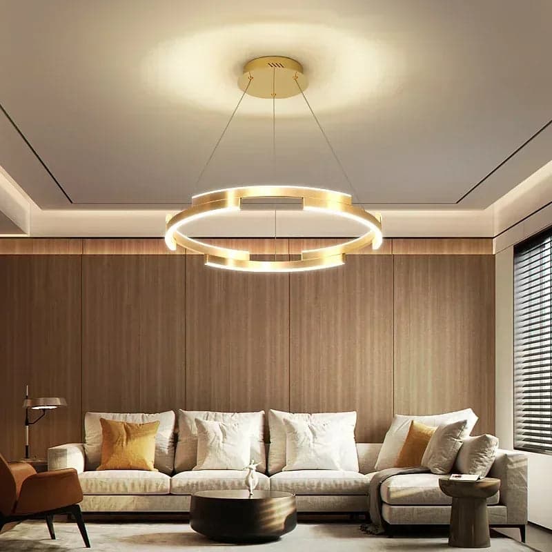 Lampa Wisząca LED | Nowoczesny Design 1,5 kg do Salonu, Jadalni i Sypialni