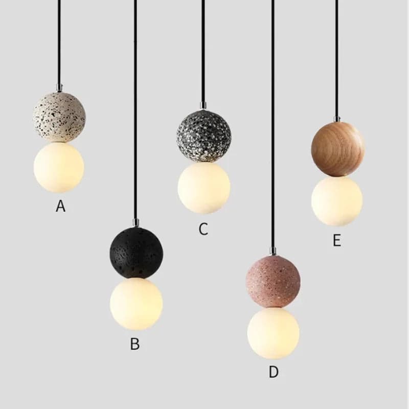 Cementowa lampa wisząca | Wysoka jakość i elegancki design 0,5kg