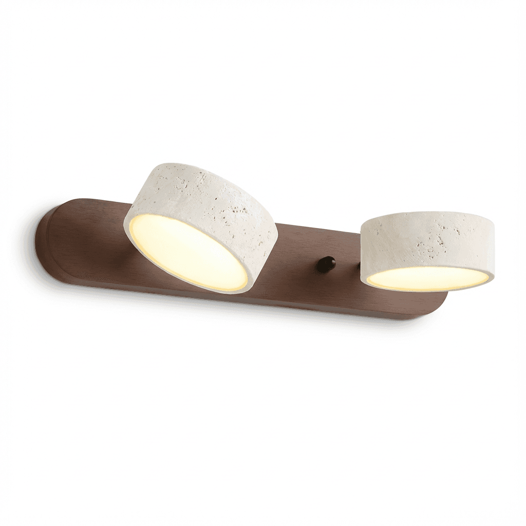 Kinkiet Travero Duo | Naturalne materiały i ciepłe światło | 1,5 kg