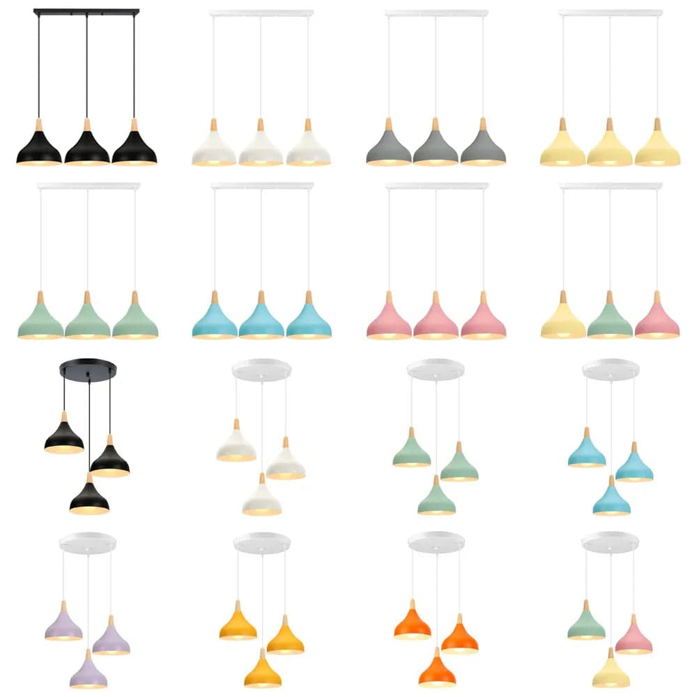 Nordic Wood | Nowoczesna lampa wisząca 1,5 kg