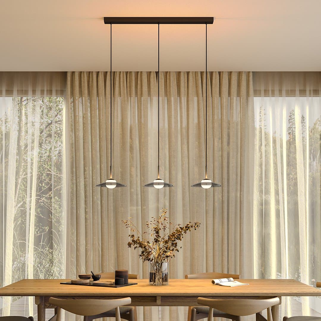 Lampa Wisząca LED OLIA | Minimalistyczny Design 1,5 kg do Salonów i Jadalni