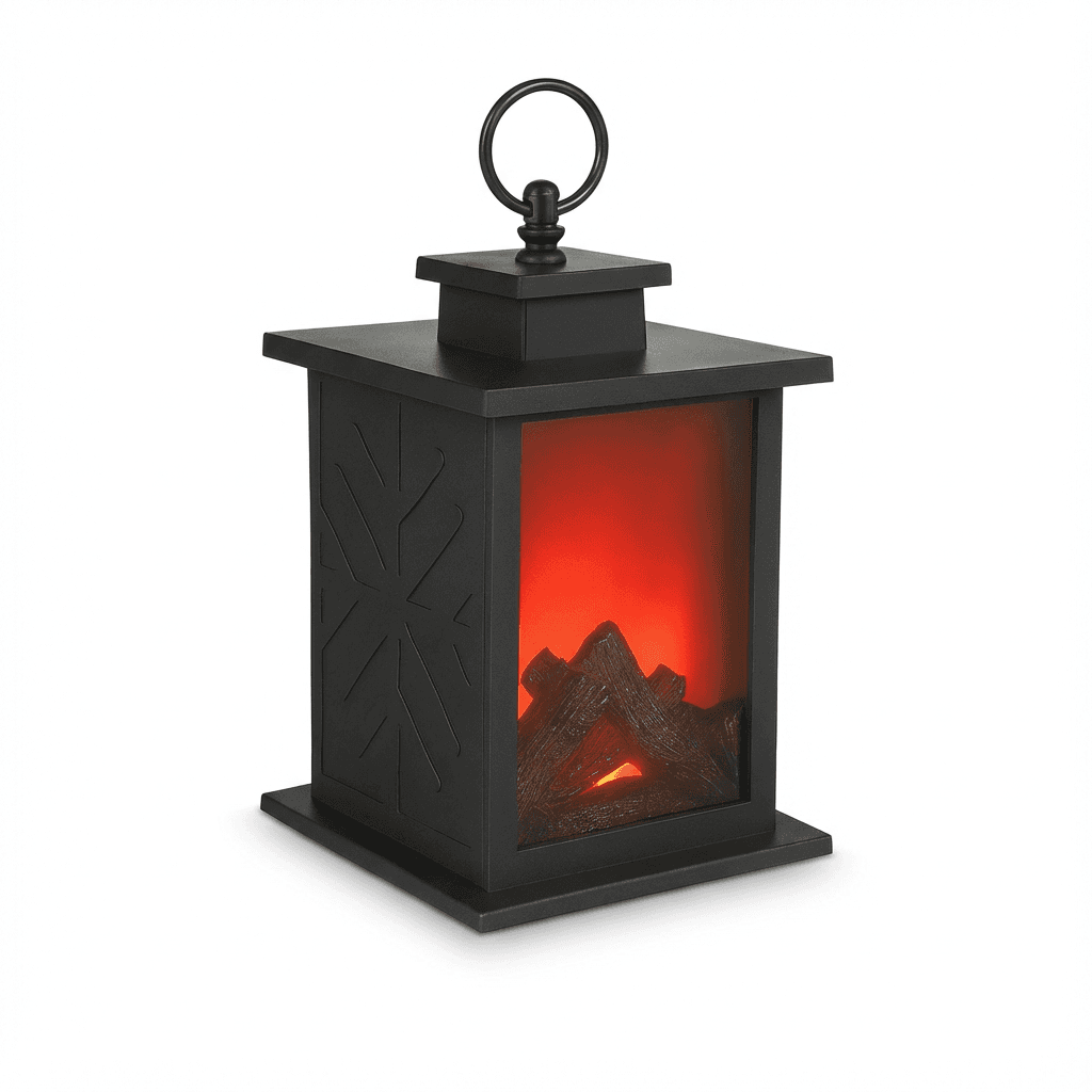 AstraFlame | Dekoracyjny Lampion LED z Efektem Płomieni | 0.5 kg