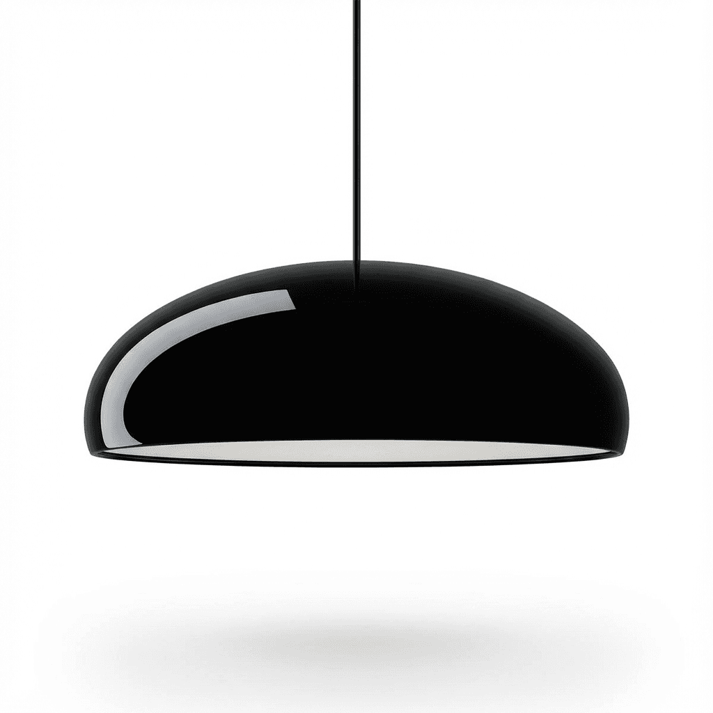 Lampa Luno | Nowoczesna lampa wisząca z metalowym kloszem 1,5kg