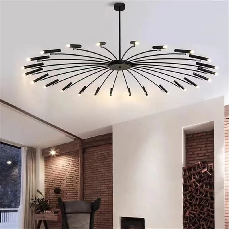 Minimalistyczny Żyrandol LED | Metalowa Konstrukcja 1,5 kg | Idealny Do Salonu