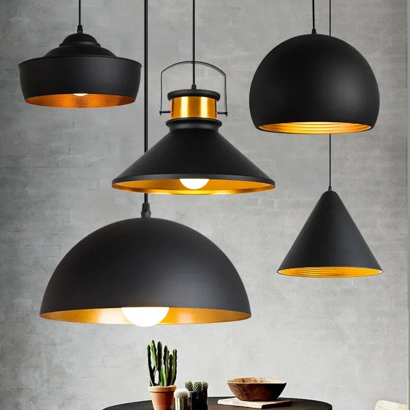 Lampa Wisząca Nordic Retro | Styl Industrialny 1.5kg | Lampa do Salonu i Nad Stół