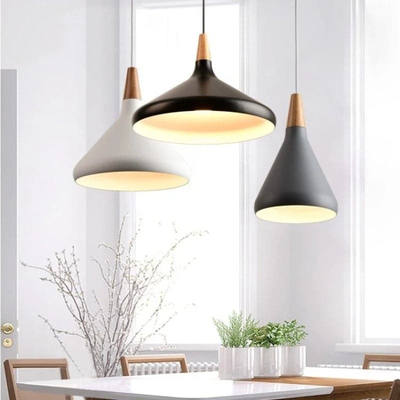 Minimalistyczna Lampa Wisząca E27 | Elegancki Design 1,5 kg do Salonu lub Nadzór nad Stołem