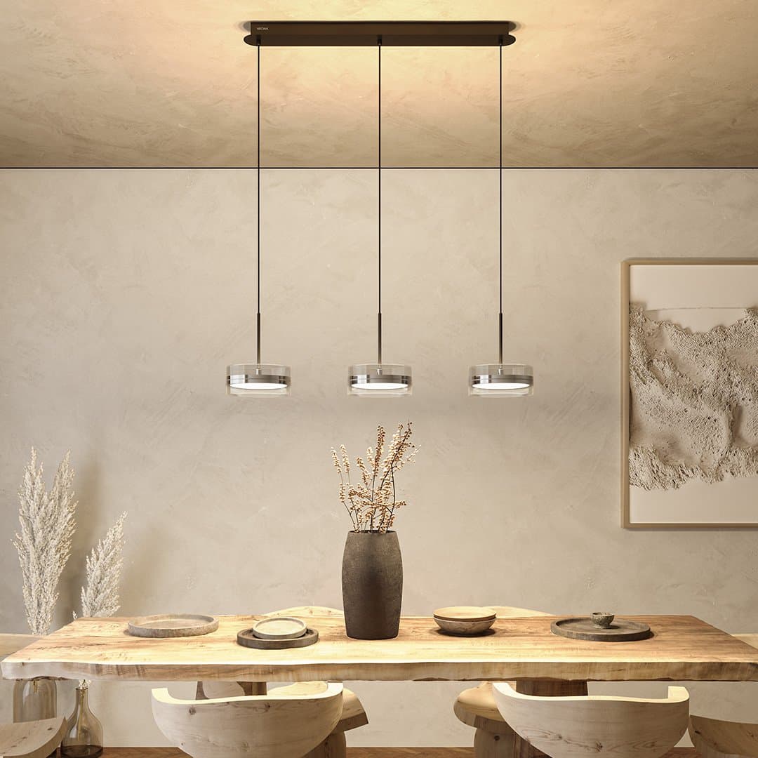 Lampa Wisząca LED Solana | Czarna, Energooszczędna, 1,5 kg