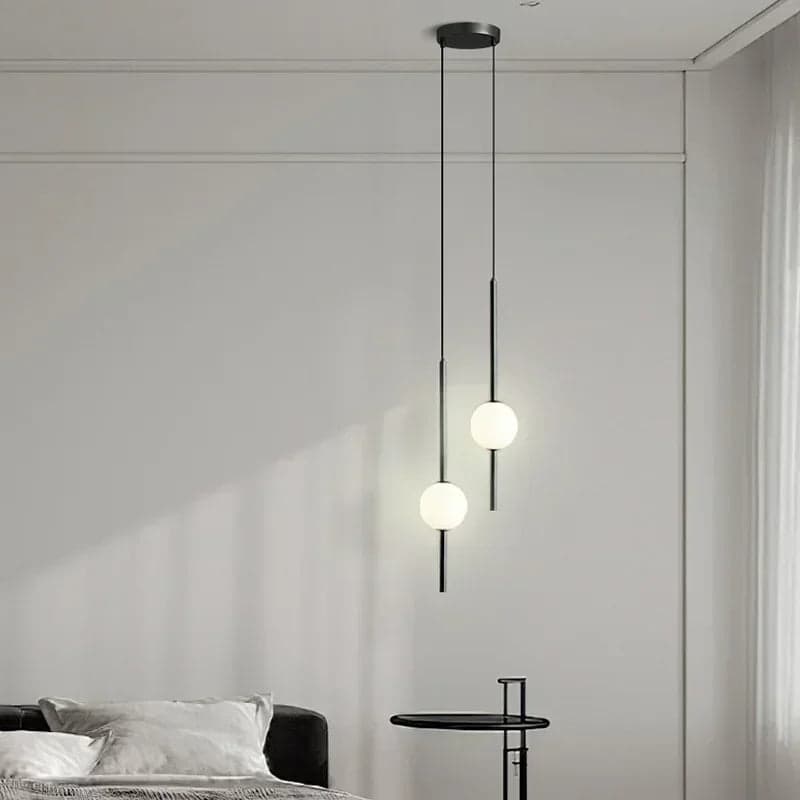 Szklany Żyrandol | Minimalistyczny Design 0,12 kg | Idealny do Salonu i Sypialni