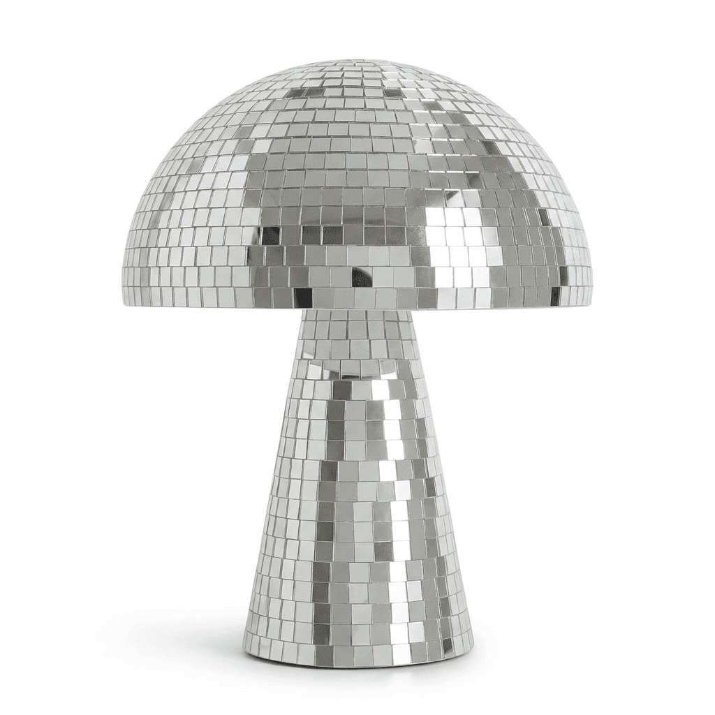 Lampa Dekoracyjna Grzybek | Efektowne Refleksy Świetlne 1.5kg