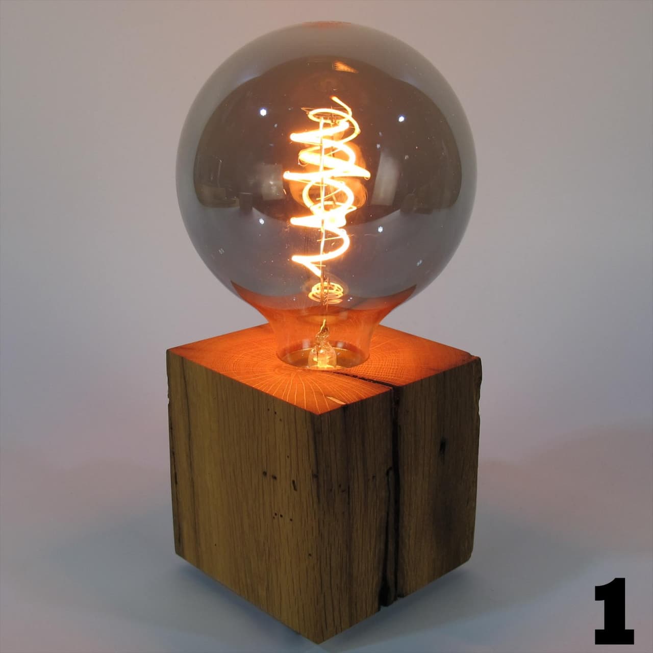 Lampa Stołowa z Dębu | Ręcznie Wykonana 1,5 kg