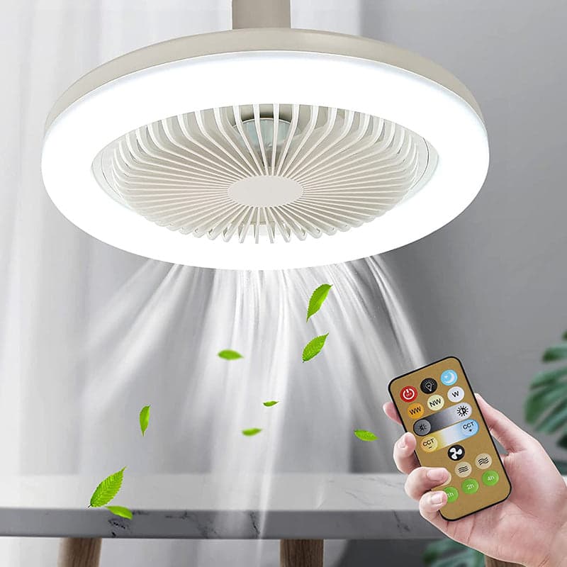 Wentylator Sufitowy z Lampą LED – Oświetlenie do Salonu i Sypialni