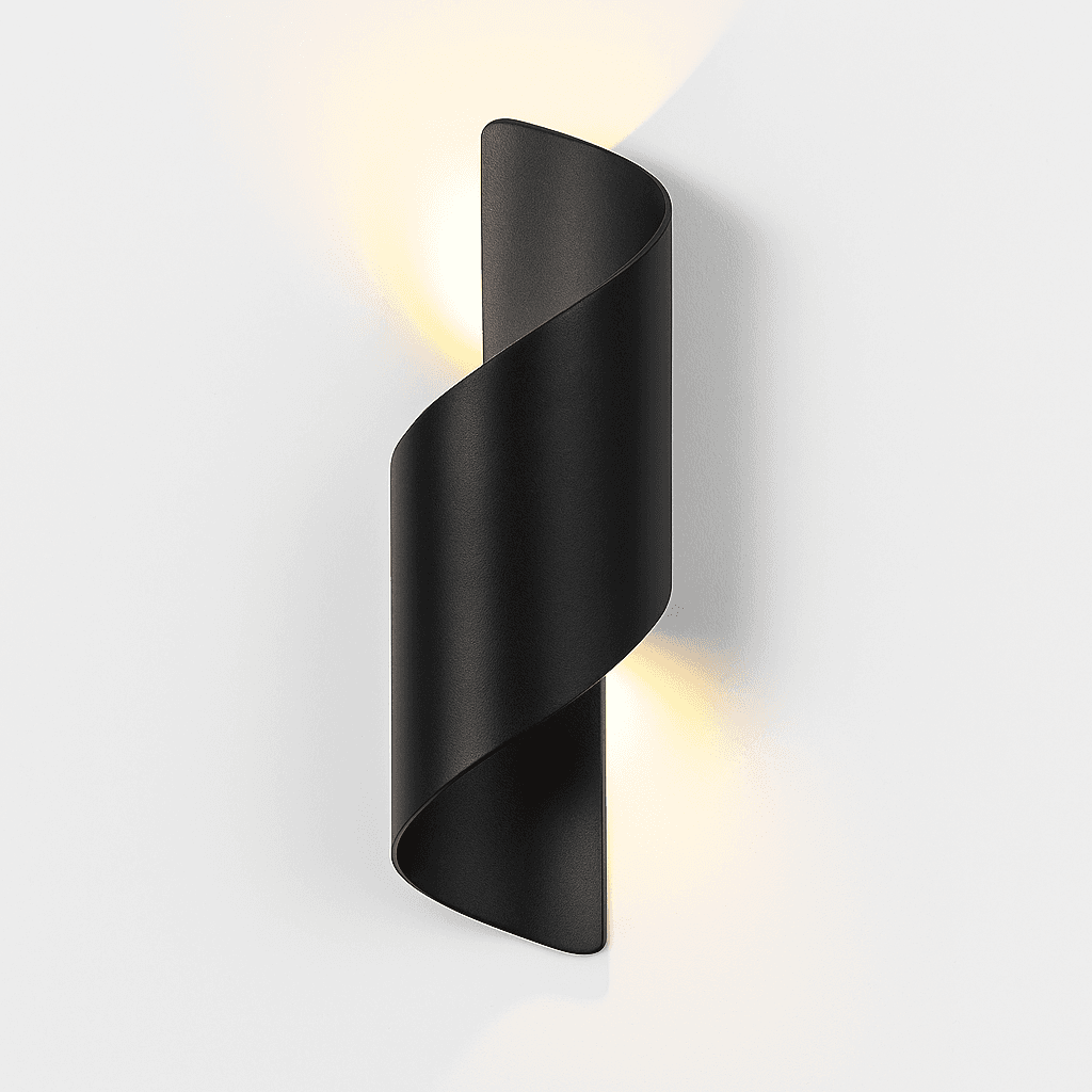 TwistGlow Lampa Ścienna LED | Wodoodporna IP65 0.5kg