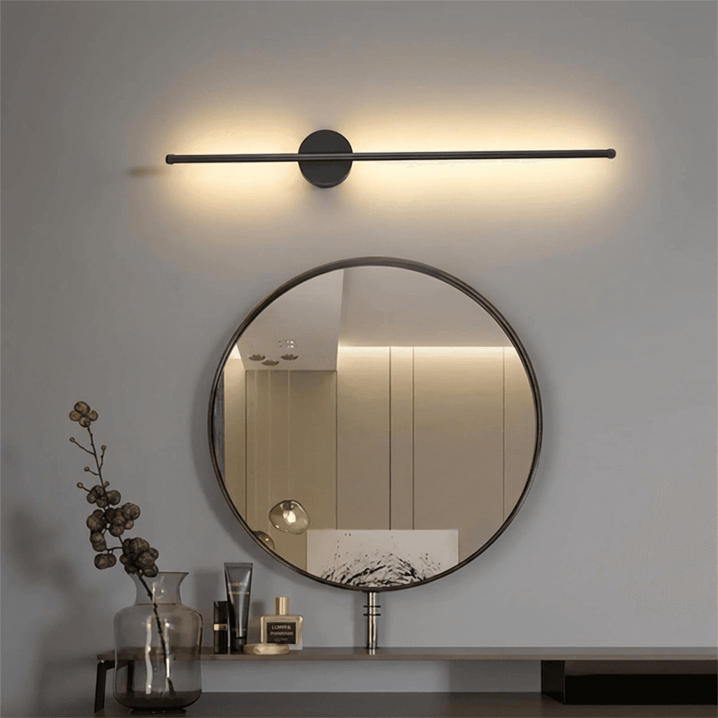Kinkiet LED 50 cm | Bezprzewodowy & ściemniający, 1 kg - Kinkiety do sypialni, Kinkiety ścienne