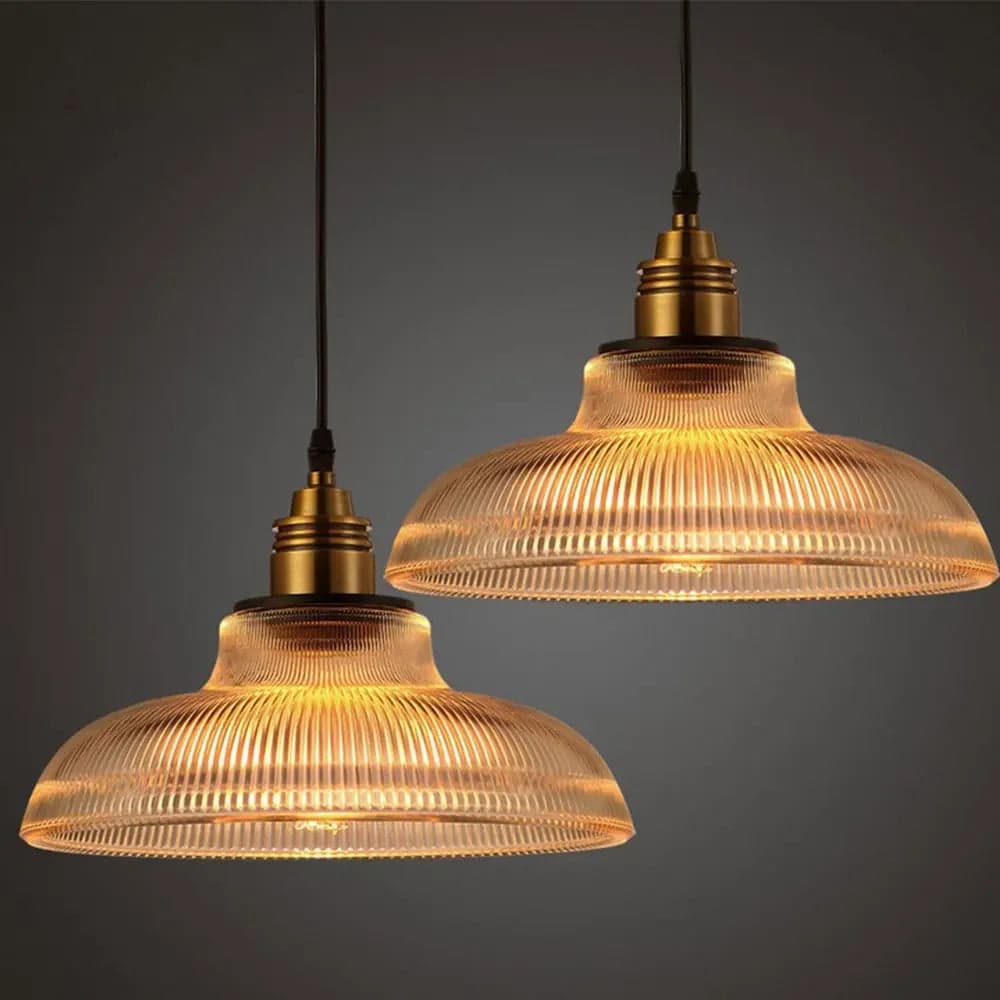 Lampa Wisząca Szklana LumiVibe – Eleganckie Oświetlenie do Salonu