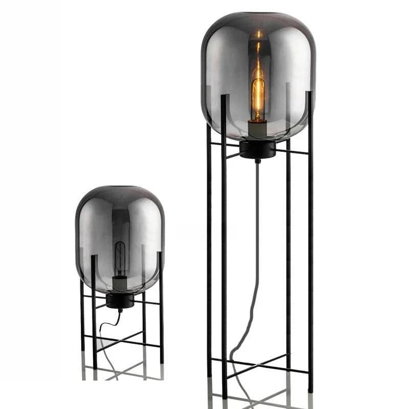 Lampa Podłogowa Szklana | Nowoczesny Minimalizm 1.5kg