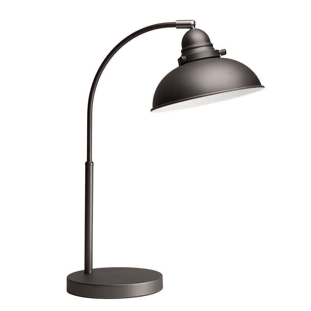 Lampa biurkowa i stołowa w stylu vintage z metalu