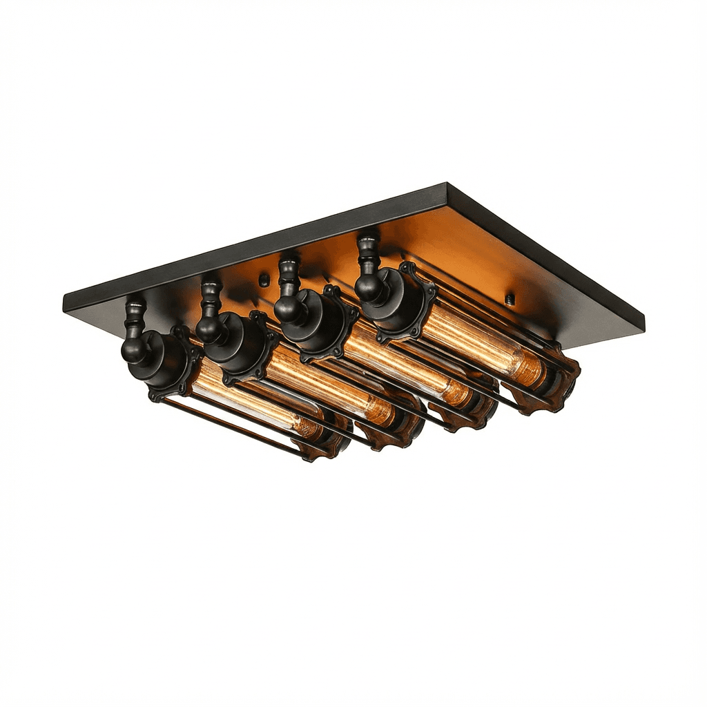 Plafon Epoch | Industrialna lampa sufitowa 4xE27 | 1.5kg