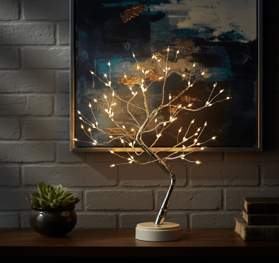 Lampa Ozdobna Drzewo Światła
