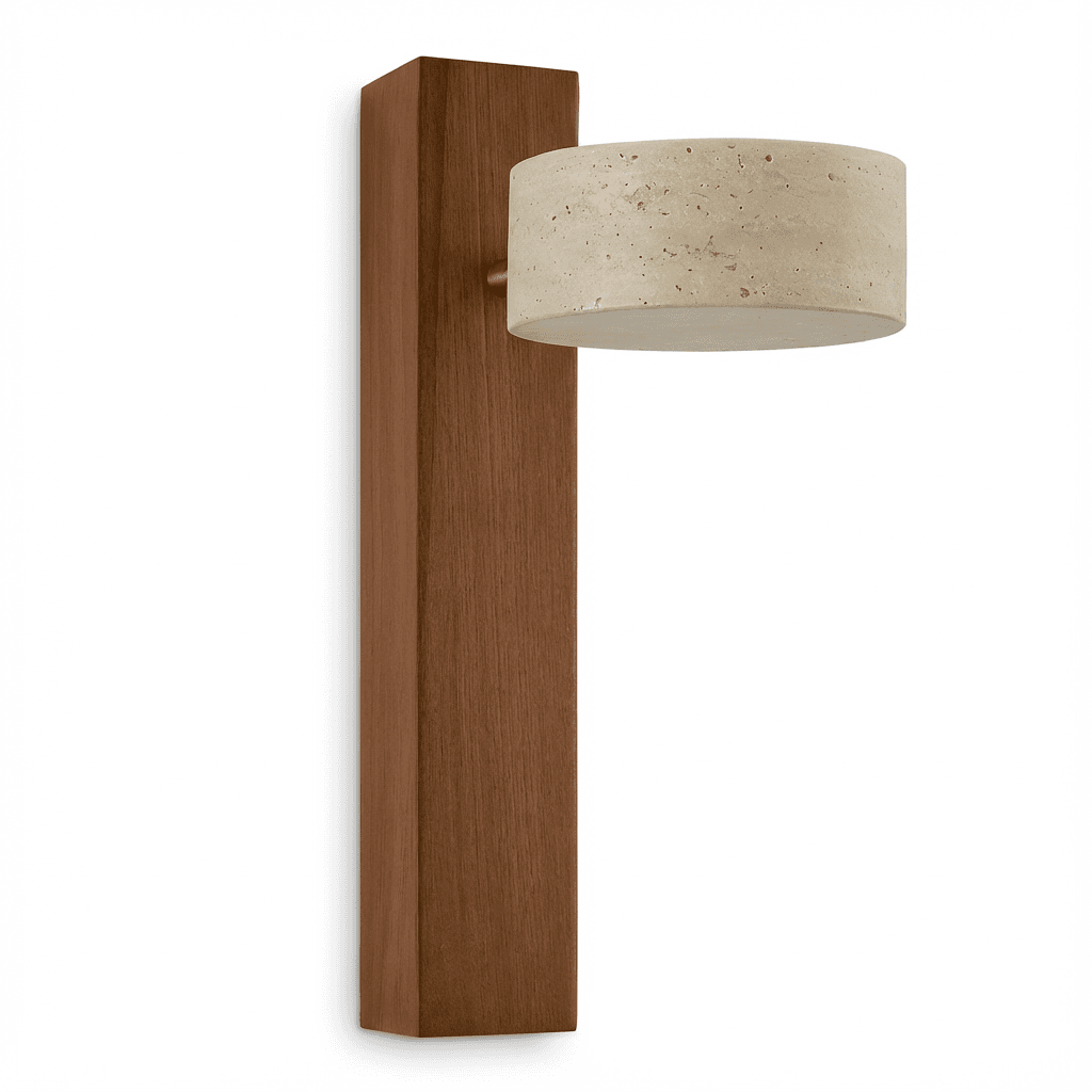 Lampa ścienna Riva | Naturalne materiały i nowoczesny design | 1,5 kg