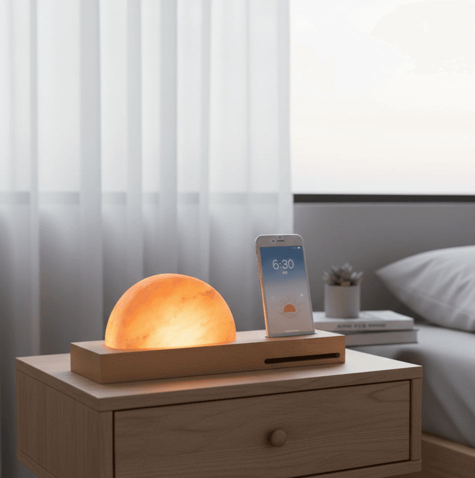 Bezprzewodowa stacja ładująca | Lampa solna z Himalajów